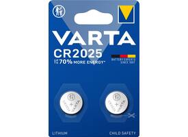 Batterij VARTA knoopcel 2x CR2025 lithium
