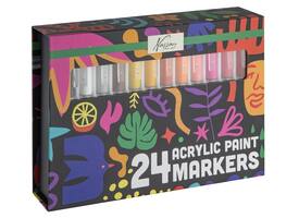 Acrylmarkers Nassau set à 24 kleuren