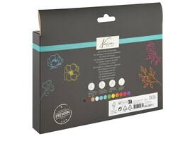 Krijt en raammarkers Nassau set à 12 kleuren