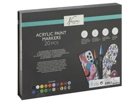 Acrylmarker Nassau set à 20 kleuren