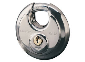 Hangslot MasterLock discus versterkte beugel rvs 70mm