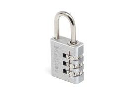Hangslot MasterLock combinatieslot aluminium 30mm