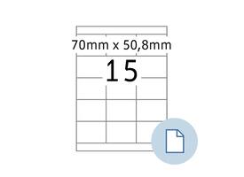 Etiket HERMA 8415 A4 EXPR 500 70x50.8mm wit 7500 stuks