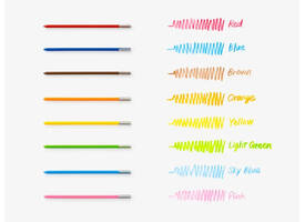 Vulpotlood Pentel XPH804 2.0mm multi 8 kleuren
