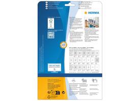 Etiket HERMA Power 10914 48.6x25.4mm wit 1100 stuks