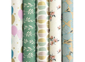 Inpakpapier Rotolux Rosie 200x70cm assorti