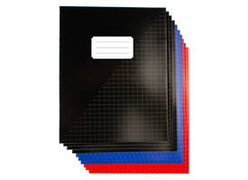 Schrift Kangaro A5 ruit 10mm 80 pagina's 60 gram assorti 10 stuks