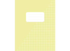 Schrift Kangaro A5 ruit 10mm 80 pagina's 60 gram assorti pastel 10st
