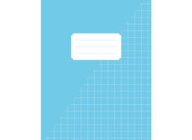 Schrift Kangaro A5 ruit 10mm 80 pagina's 60 gram assorti pastel 10st