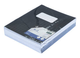 Schrift kangaro A5 ruit 10mm 80 pagina's 60 gram zwart pak à 10 stuks