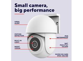 Beveiligingscamera Trust IPCAM-3900 buitenshuis Wi-Fi wit