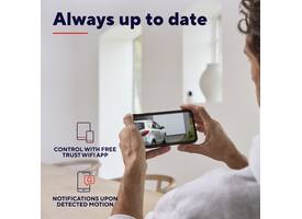 Beveiligingscamera Trust IPCAM-3900 buitenshuis Wi-Fi wit