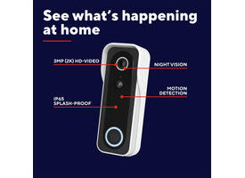 Deurbelcamera Trust DOORCAM-3000 Wi-Fi wit