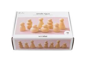 Figuurtjes Creativ Company hout doos à 90 stuks