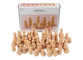 Figuurtjes Creativ Company hout doos à 90 stuks