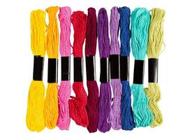 Borduurgaren Creativ Company 8mx1mm set à 10 kleuren