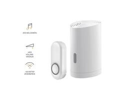 Draadloze deurbelset KlikAanKlikUit ACDB-9000AC wit