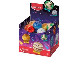 Puntenslijper Maped Planet display à 24 stuks assorti