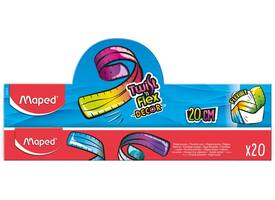 Liniaal Maped Twist 'n Flex Decor Animals 20cm assorti display à 20st