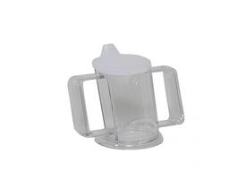 Beker HandyCup met deksel transparant