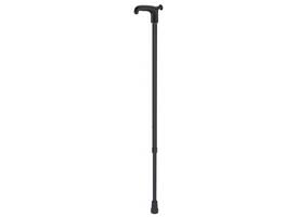 Wandelstok Able2 soft recht handvat zwart