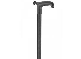 Wandelstok Able2 soft recht handvat zwart
