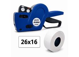 Etiket voor Sato Judo Food 26x16 mm wit permanent