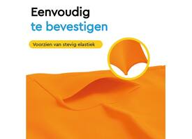 Tafelrok BRASQ voor statafel 80cm oranje