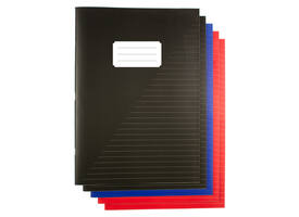 Schrift Kangaro A4 lijn 80 pagina's 60gr assorti pak à 5 stuks