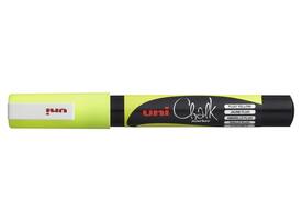 Krijtstift Uni-ball chalk rond 0.9-1.3mm  fluor geel