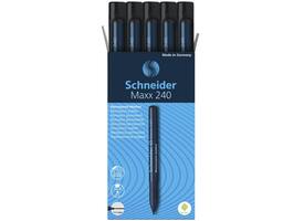 Permanent marker Schneider Maxx 240 rond 1-2mm zwart