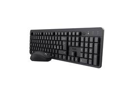 Toetsenbord en muis Trust TKM-360 draadloos zwart QWERTY