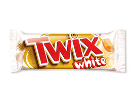 Chocolade Twix white reep doos 32 stuks
