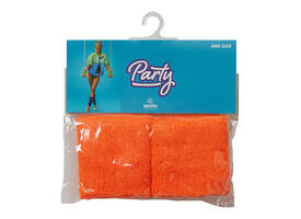 Polsband neon oranje (2st)