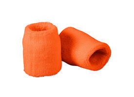 Polsband neon oranje (2st)