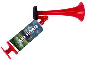 Luchttoeter met handpomp