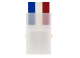 Schminkstick rood/ wit en blauw
