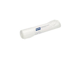 Afvalzak Hynex 45x50cm HDPE recycled T15 20L transparant rol à 50 stuks