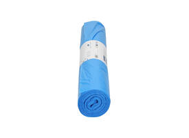 Afvalzak Hynex 70x110cm HDPE recycled T25 120L blauw rol à 25 stuks