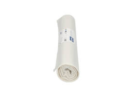 Afvalzak Hynex 70/15x200cm LDPE recycled T80 400L transparant ponsgaten rol à 5 stuks