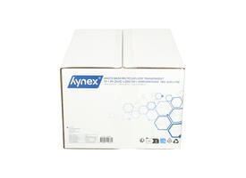 Afvalzak Hynex 70/15x200cm LDPE recycled T80 400L transparant ponsgaten rol à 5 stuks