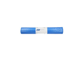 Afvalzak Hynex 70x110cm LDPE recycled T40 120L blauw rol à 20 stuks