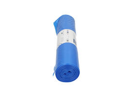 Afvalzak Hynex 70x110cm LDPE recycled T40 120L blauw rol à 20 stuks
