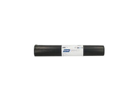 Afvalzak Hynex 60x80cm LDPE recycled T40 60L zwart rol à 20 stuks