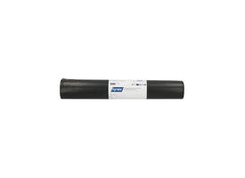 Afvalzak Hynex 60x80cm LDPE recycled T40 60L zwart rol à 20 stuks