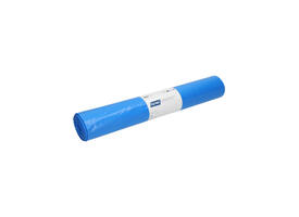 Afvalzak Hynex 80x110cm LDPE recycled T60 130L blauw rol à 20 stuks
