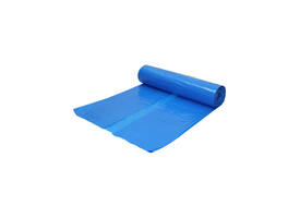 Afvalzak Hynex 65/25x135cm LDPE recycled T80 240L blauw rol à 10 stuks