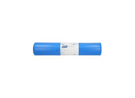 Afvalzak Hynex 70x110cm LDPE recycled T100 120L blauw rol à 20 stuks