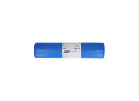 Afvalzak Hynex 70x110cm LDPE recycled T100 120L blauw rol à 20 stuks