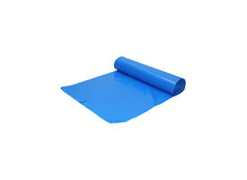 Afvalzak Hynex 70x110cm LDPE recycled T100 120L blauw rol à 20 stuks